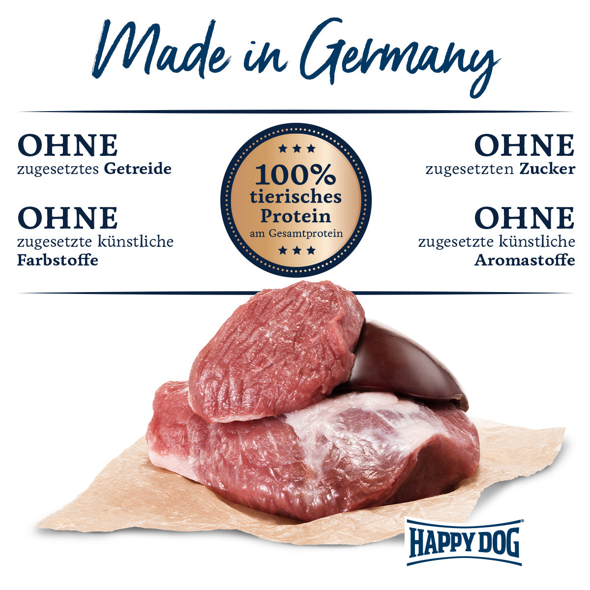 Happy Dog Sensible Pure Neuseeland Lamm Pur 400 g