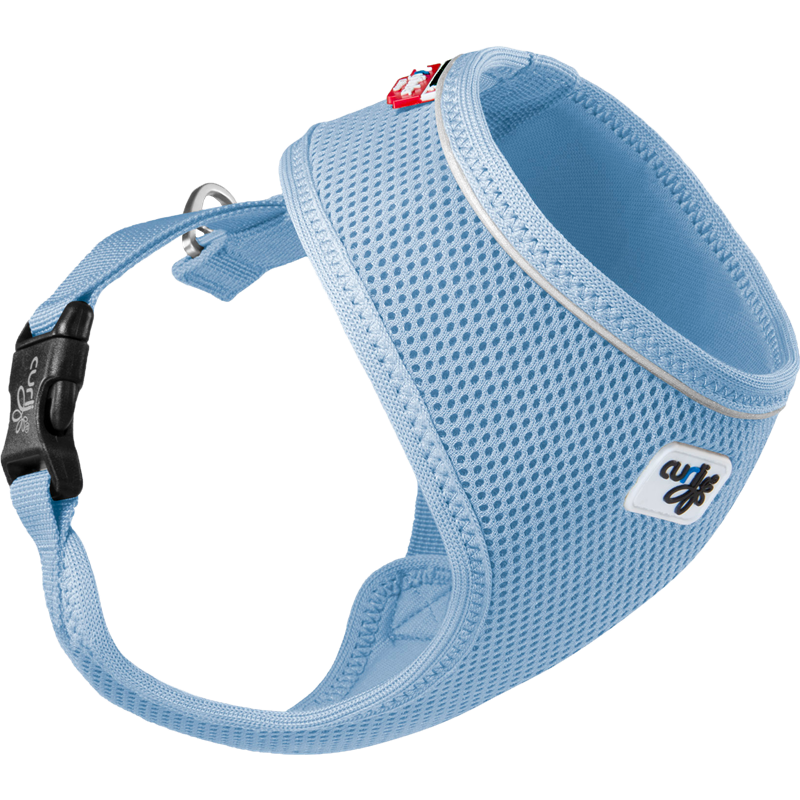 Basic Geschirr Air-Mesh - skyblue - L (46 – 54 cm)