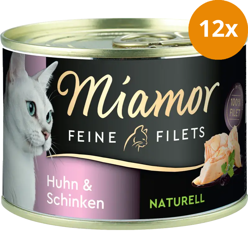 Miamor Feine Filets Naturelle Huhn & Schinken 156 g