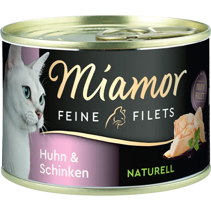 Miamor Feine Filets Naturelle Huhn & Schinken 156 g