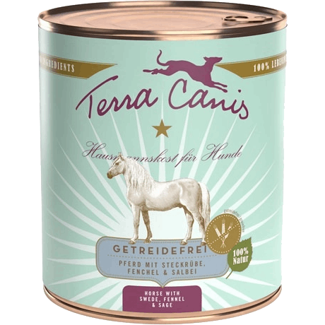 Menü Sensitive - getreidefrei - 800 g - Pferd mit Steckrüben, Fenchel & Salbei