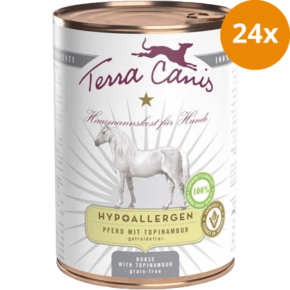 Terra Canis Hypoallergen Pferd mit Topinambur 400 g