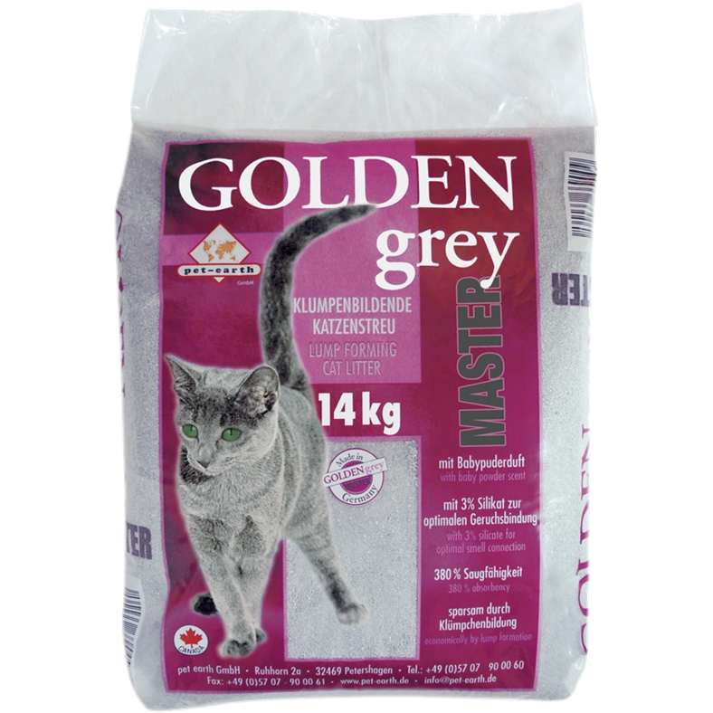 Golden grey Master Katzenstreu 14kg