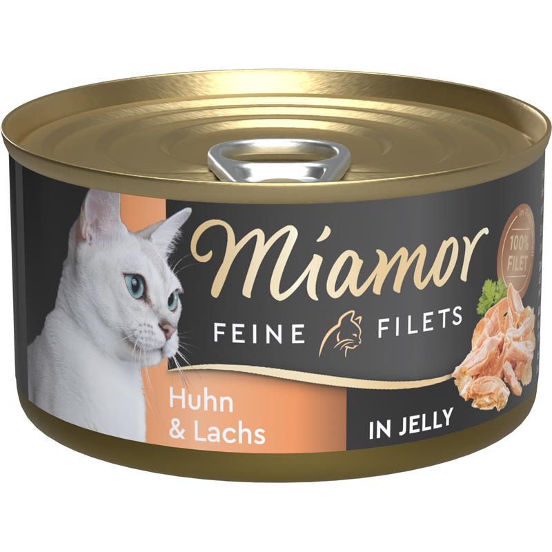 Miamor Dose Feine Filets Lachs & Huhn in Jelly 100g