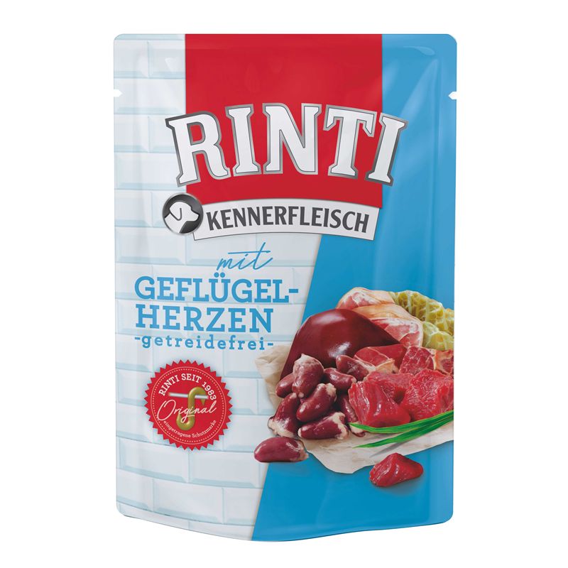 Rinti Kennerfleisch Frischebeutel Geflügelherzen 400 g