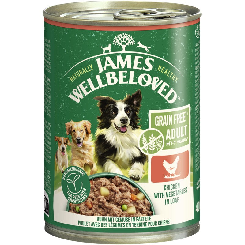 James Wellbeloved Dog Dose Getreidefrei Huhn Pastete 400g