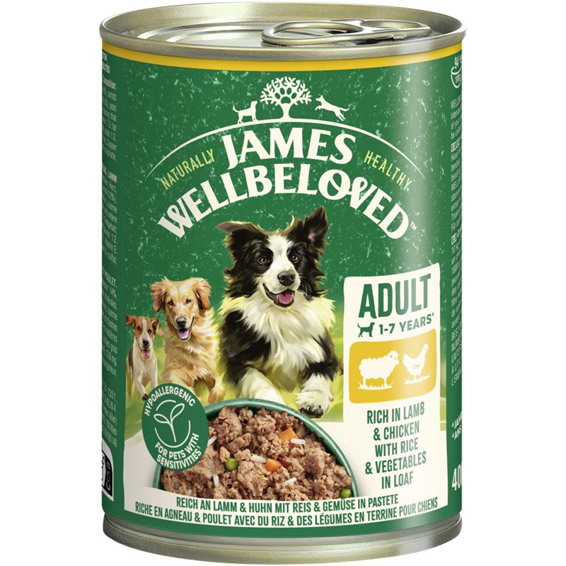 James Wellbeloved Dog Dose Lamm & Huhn Pastete 400g