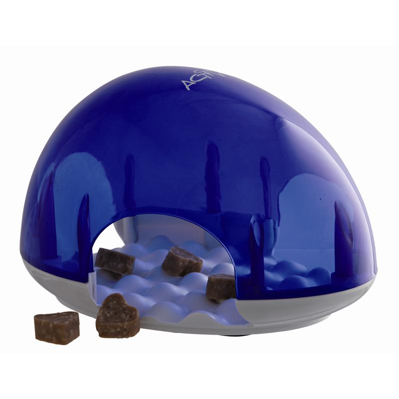 Trixie Cat Activity Snack Box blau/grau