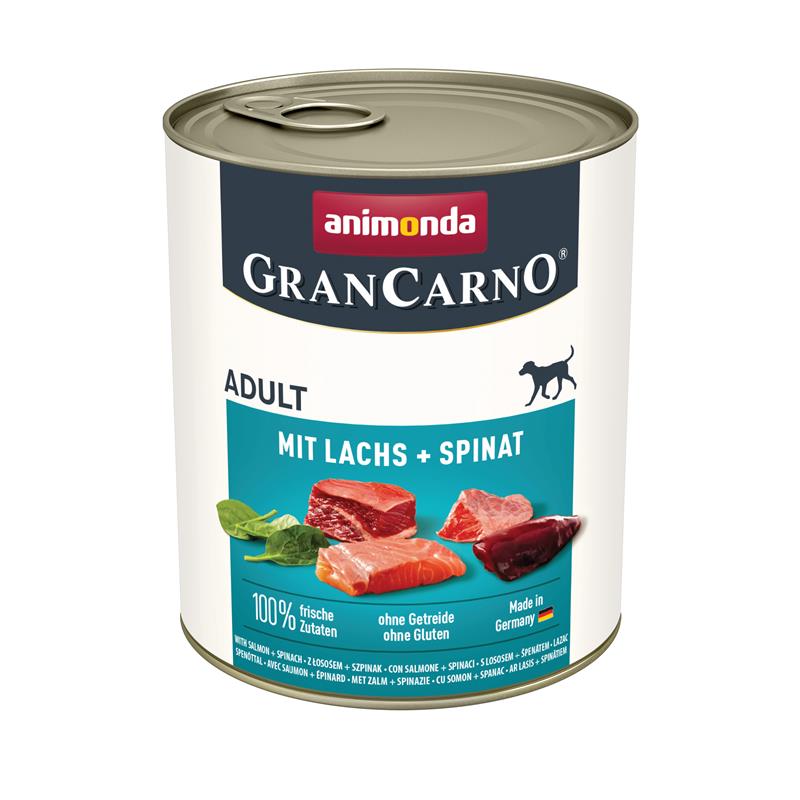 Animonda GranCarno Adult mit Lachs & Spinat 800g