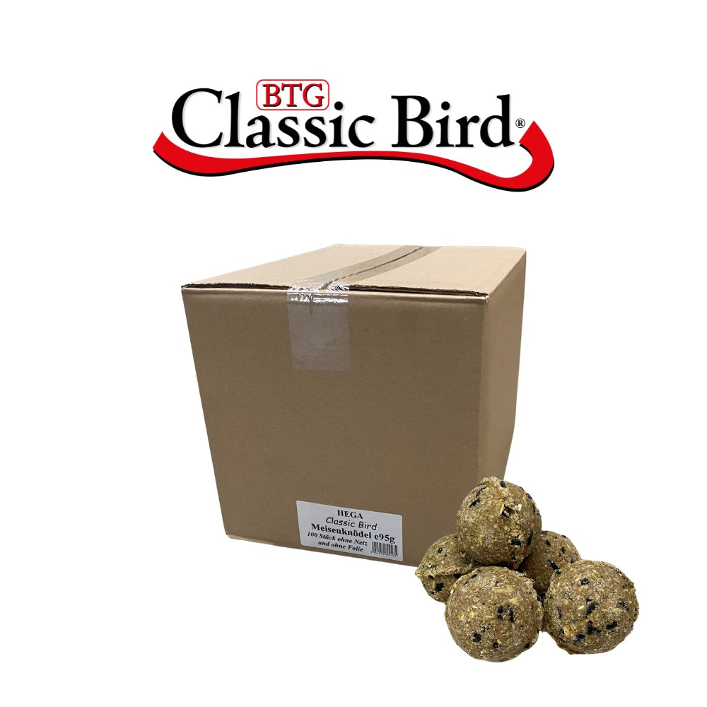 BTG Classic Bird Meisenknödel 100 Stück lose ohne Netz & ohne Folie