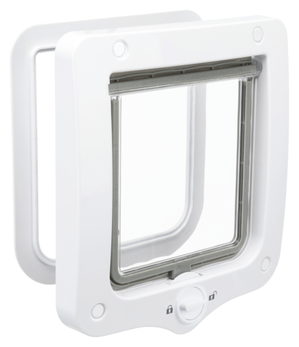 2-Wege Freilauftür - 20 x 22 cm - weiß