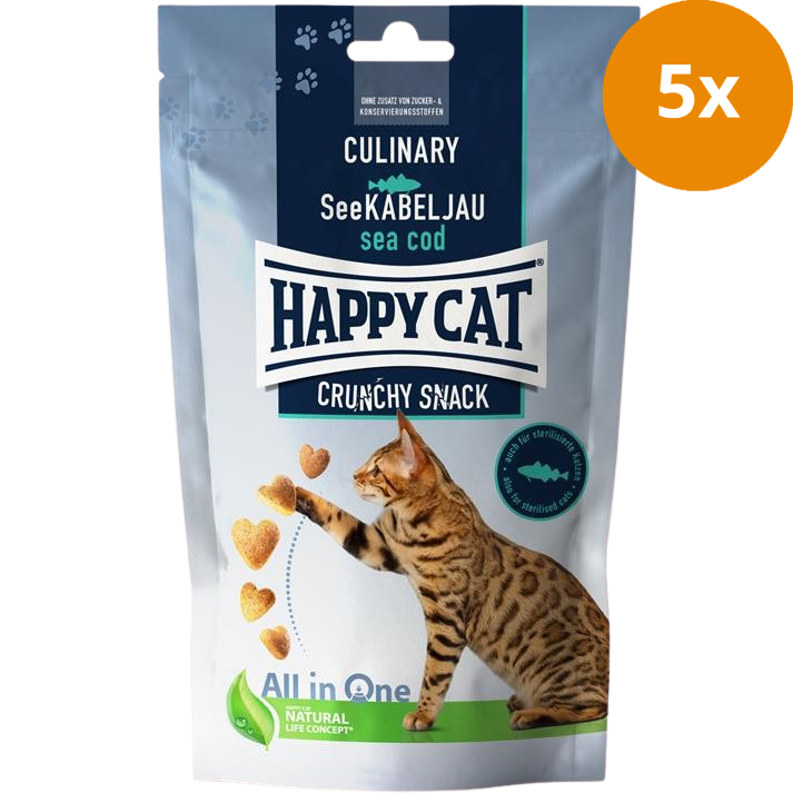 Happy Cat Culinary Crunchy See-Kabeljau 70 g