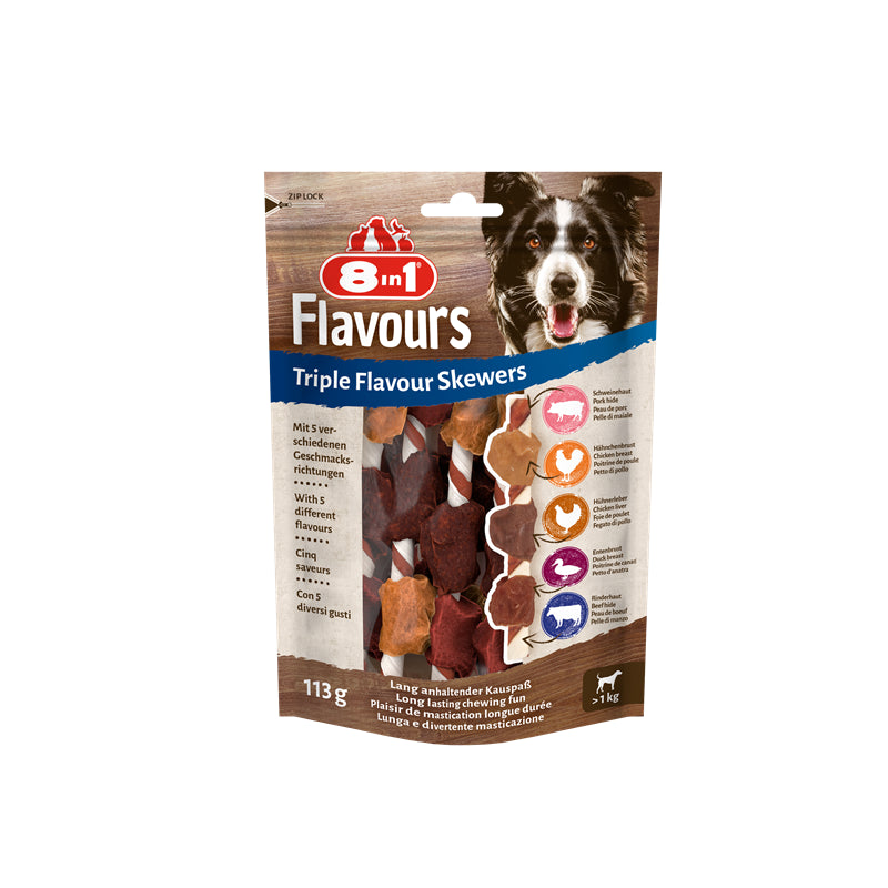 8in1 Triple Flavour Skewers 6 Stück