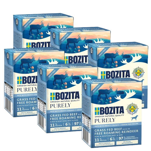 Bozita Purely Paté mit Rentier 370 g Tetra