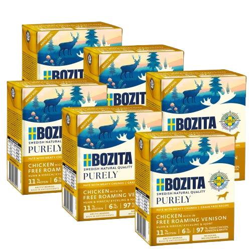 Bozita Purely Paté mit Hirsch 370 g Tetra
