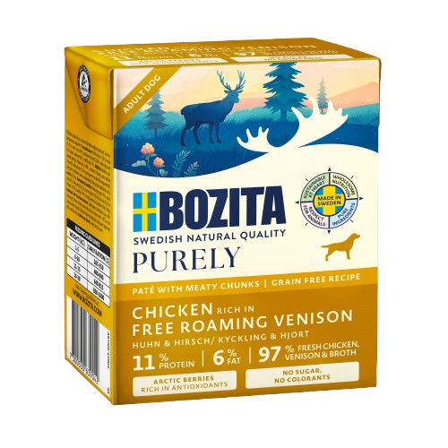 Bozita Purely Paté mit Hirsch 370 g Tetra