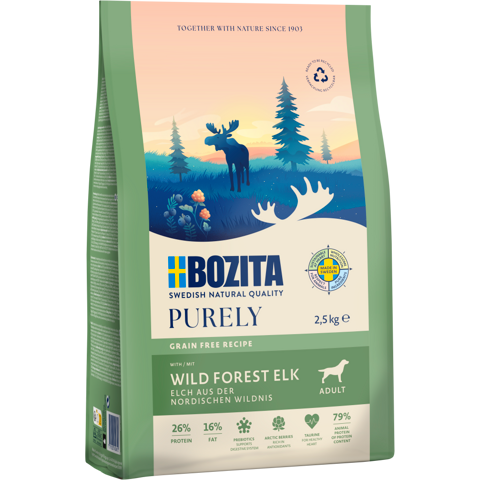 Bozita Dog Purely Adult mit Elch