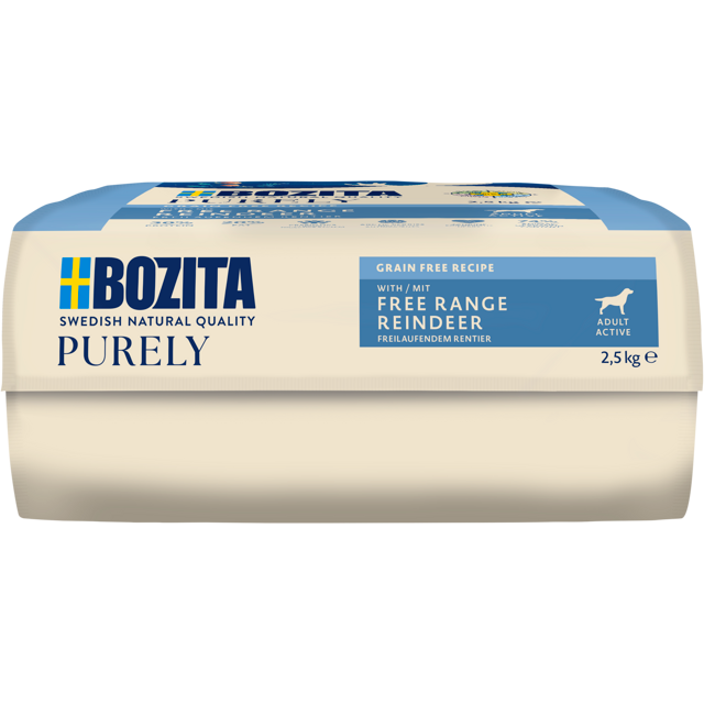 Bozita Dog Purely Adult Active mit Rentier