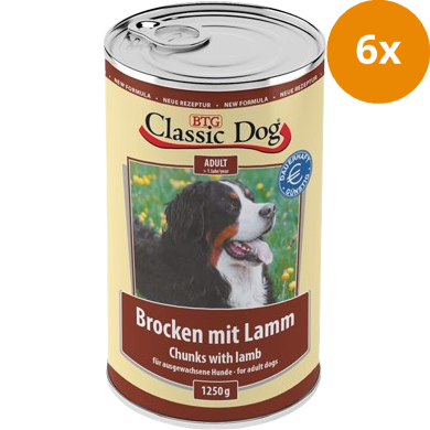 BTG Classic Dog Dose Brocken mit Lamm 1250 g
