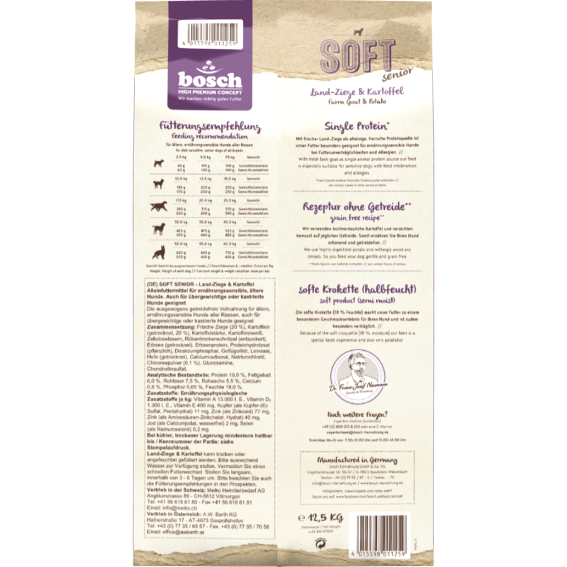bosch HPC Soft Senior Land-Ziege & Kartoffel