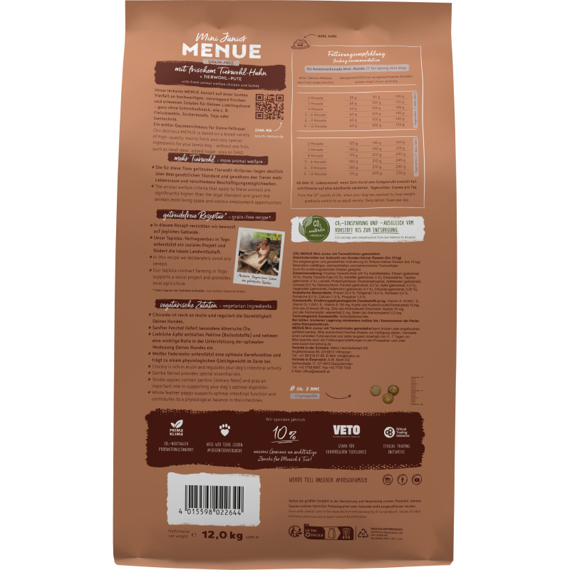 bosch HPC MENUE Mini Junior Tierwohl-Huhn