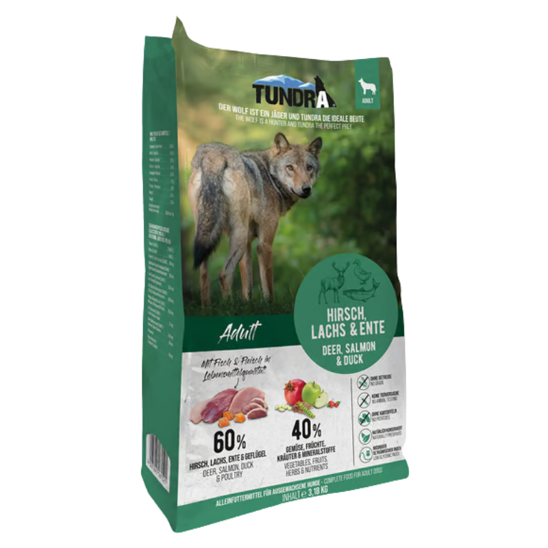 Tundra Hirsch, Ente, Lachs