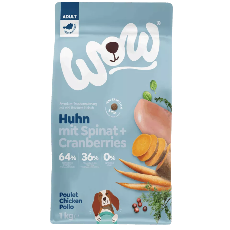 Wow Dog Trocken Minis Adult Huhn