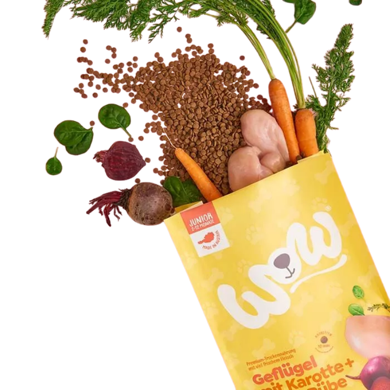 Wow Dog Trocken Minis Junior Geflügel