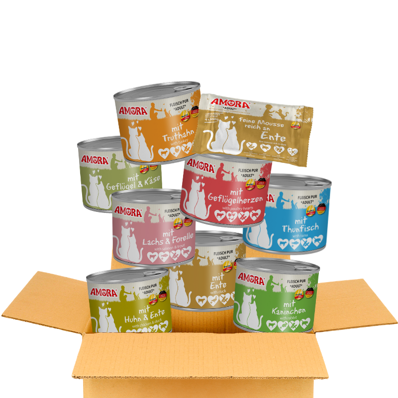 AMORA Genuss Kennenlernpaket Katze