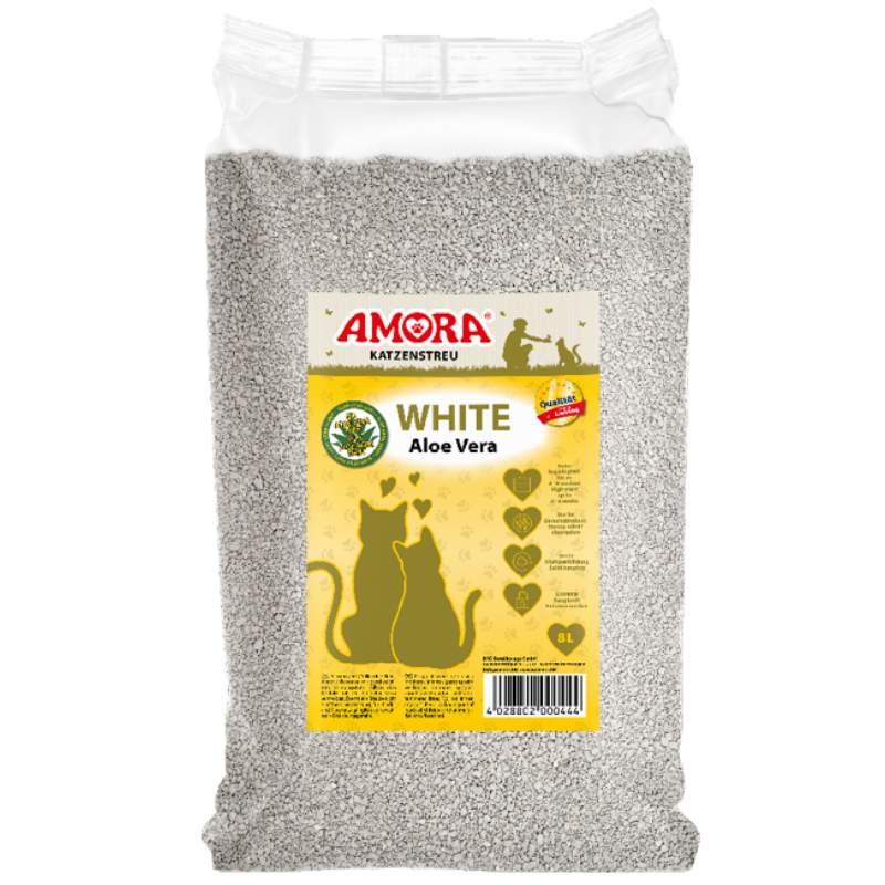 AMORA Katzenstreu White Aloe Vera
