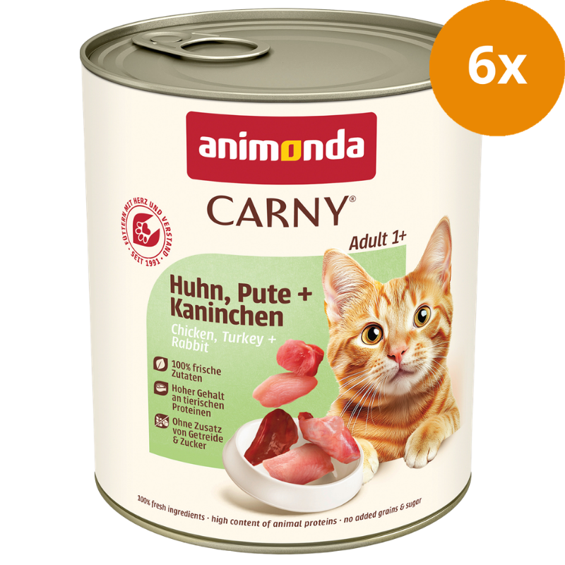 animonda Carny Adult Huhn, Pute & Kaninchen 800 g