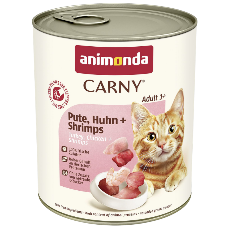 animonda Carny Adult Pute, Huhn & Shrimps 800 g