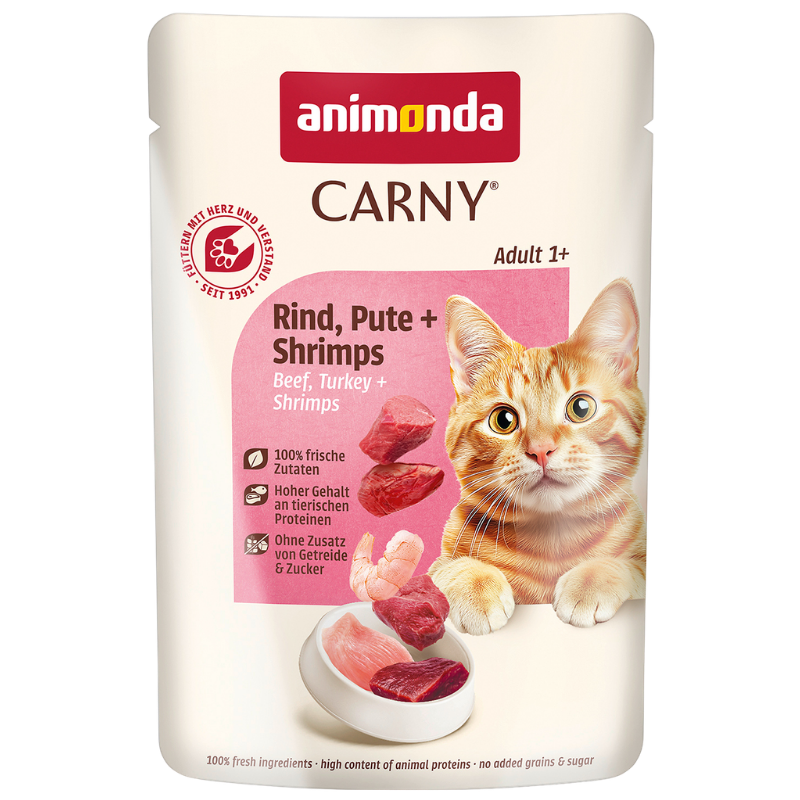 animonda Carny Adult Rind, Pute & Shrimps 85 g