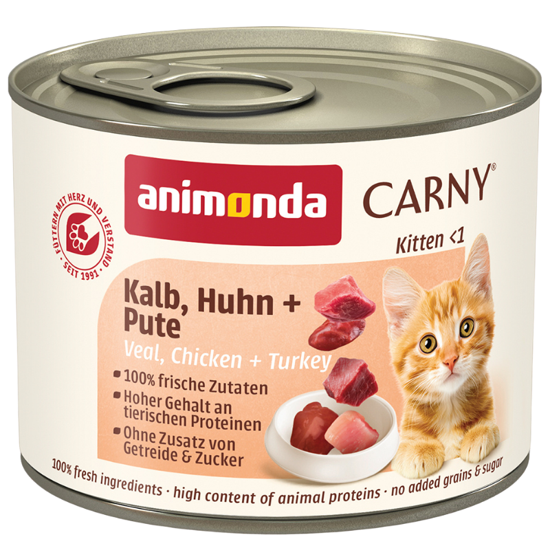 animonda Carny Kitten Kalb, Huhn & Pute 200 g