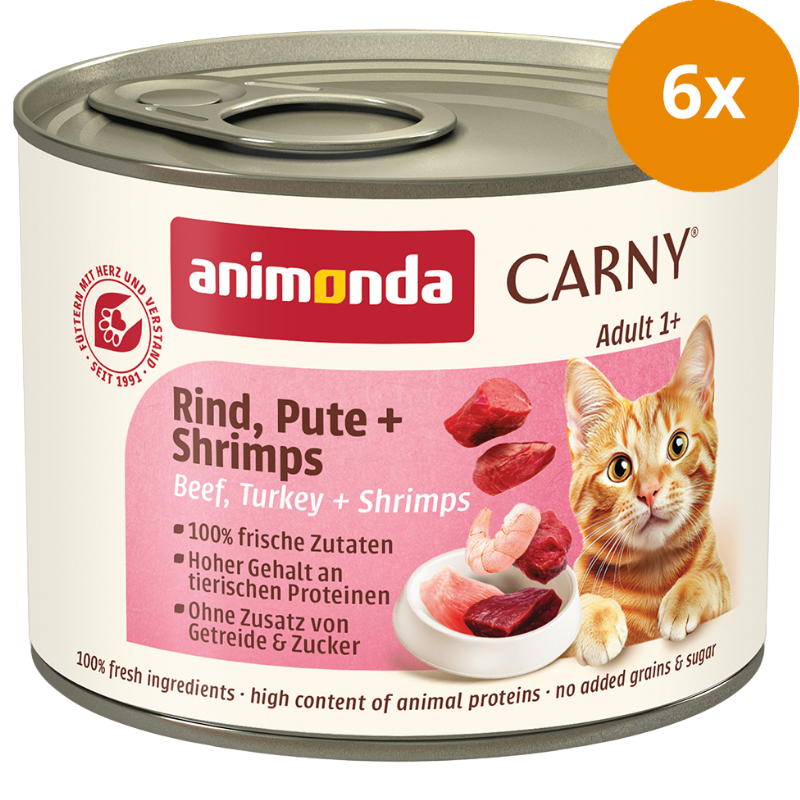 animonda Carny Rind, Pute + Shrimps 200 g