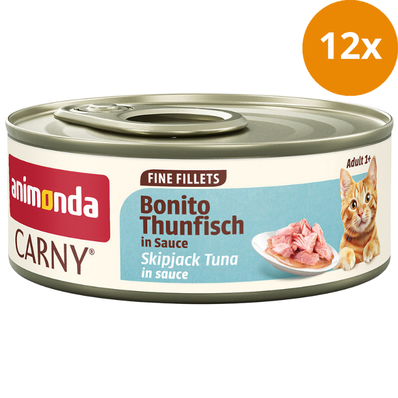 Animonda Cat Carny Fine Fillets Adult Bonito Thunfisch in Sauce 60 g