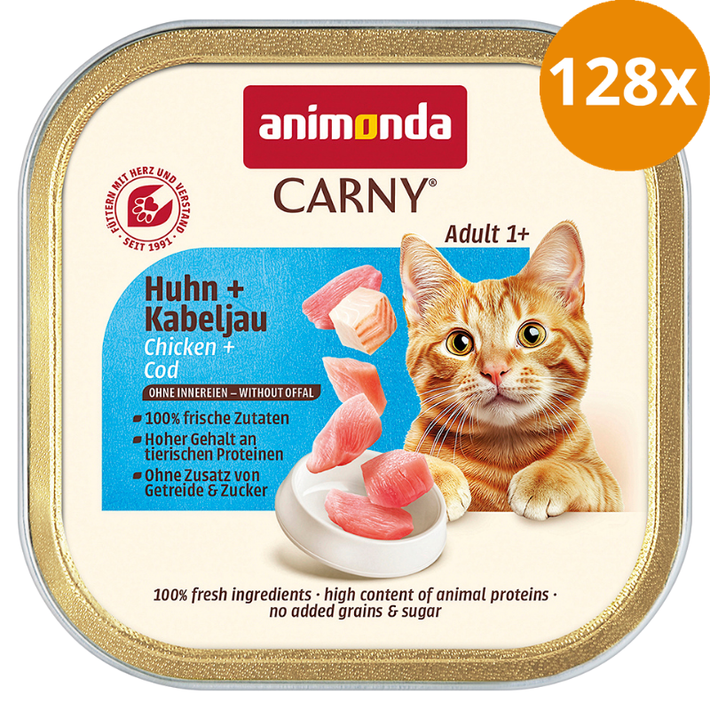 Animonda Cat Carny Adult Huhn & Kabeljau 85 g