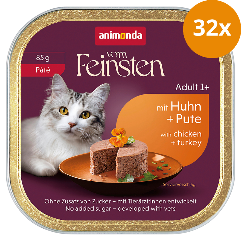 Animonda Cat vom Feinsten Adult Pâté mit Huhn & Pute 85 g