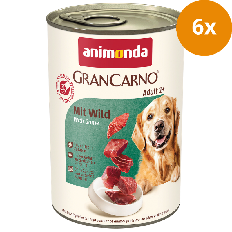 animonda GranCarno Adult mit Wild 400 g