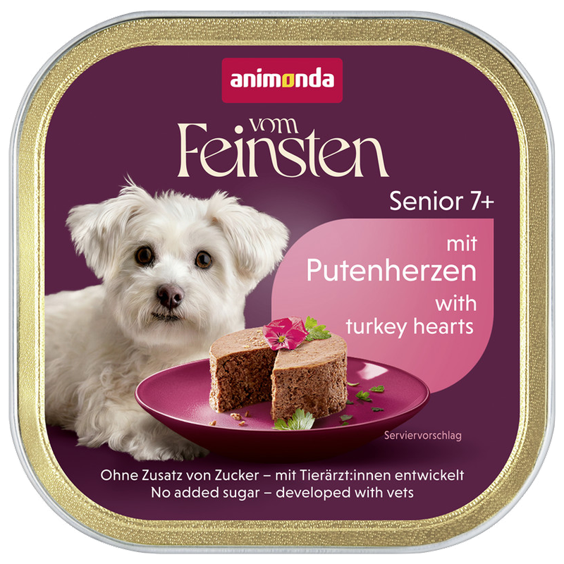 animonda Vom Feinsten Senior Putenherzen 150 g