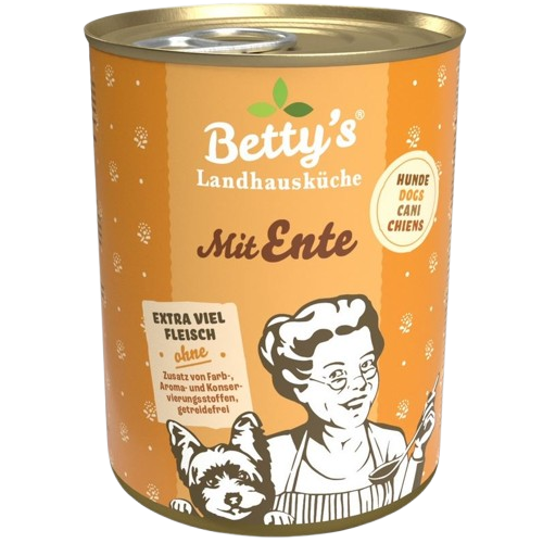 Bettys Landhausküche Hund Dose Ente 400 g