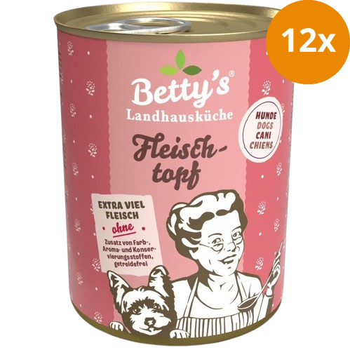 Bettys Landhausküche Hund Dose Fleischtopf 400 g