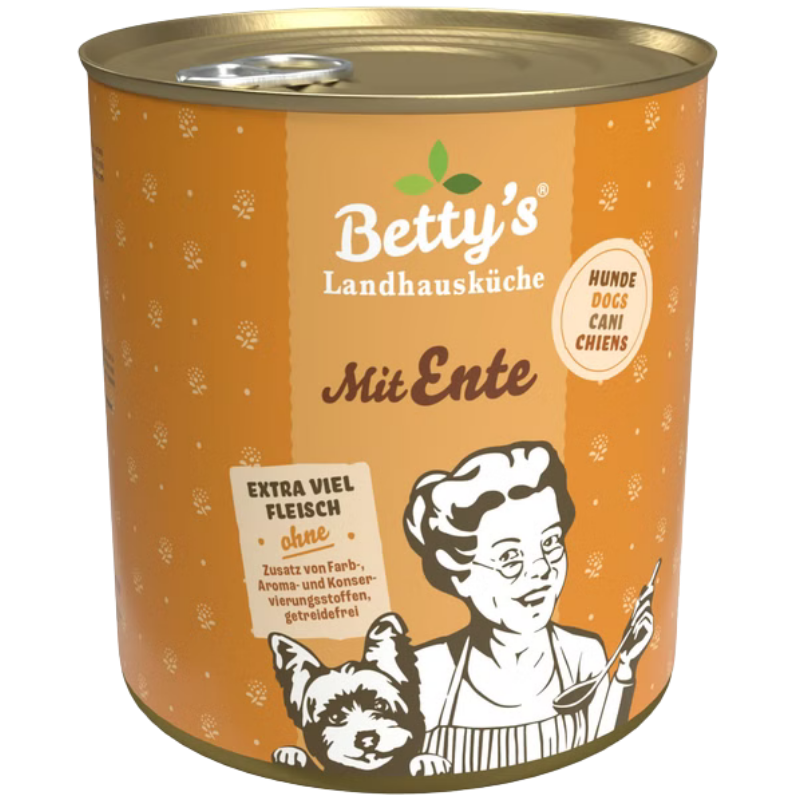 Bettys Landhausküche Hund mit Ente 800 g