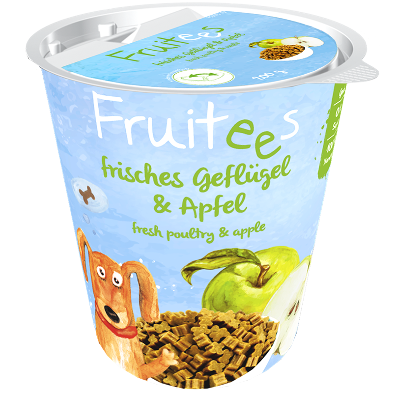 Kombipaket bosch HPC MENUE Adult Nordsee-Lachs + bosch Fruitees frisches Geflügel & Apfel