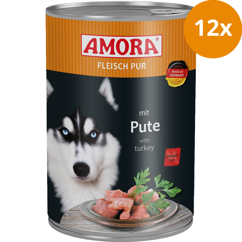 AMORA Fleisch Pur Adult Pute 400 g