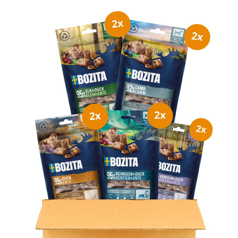 Bozita Meaty Bites Mixpaket (10 x 70 g)