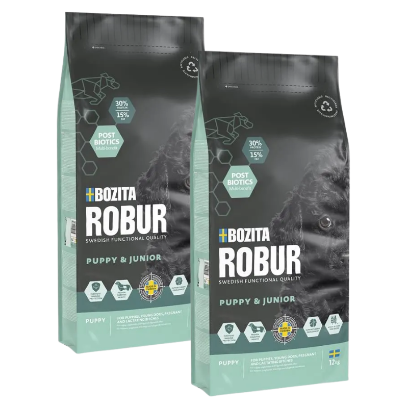 Bozita Robur Puppy & Junior Huhn