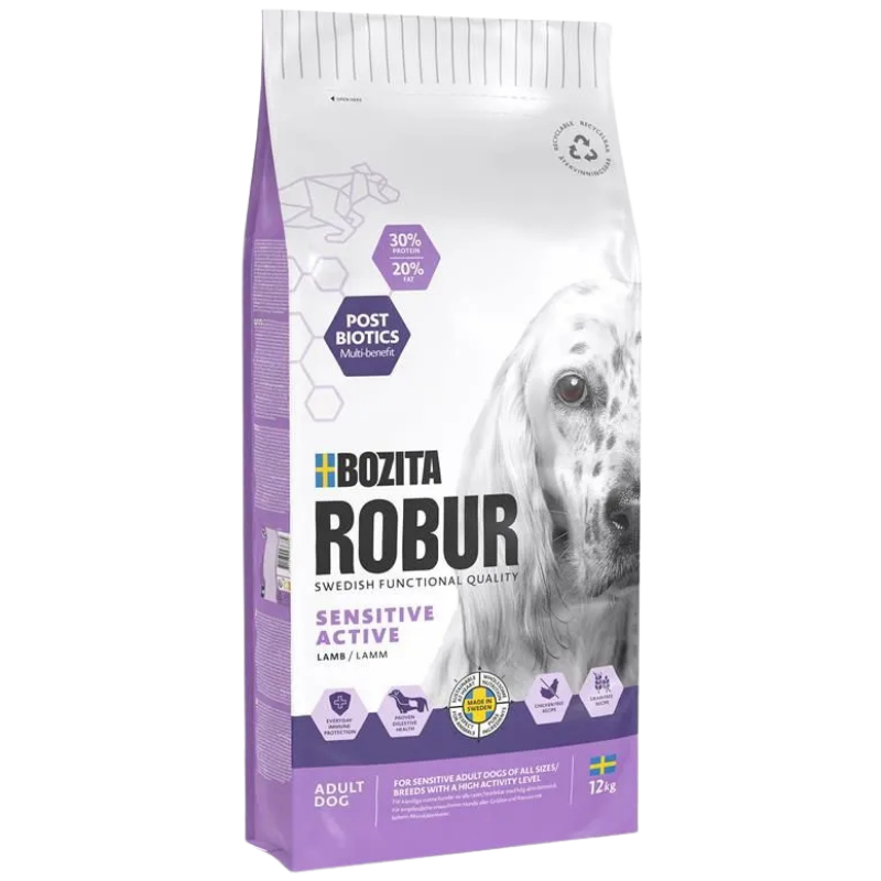 Bozita Robur Sensitive Grain Free Active Lamm