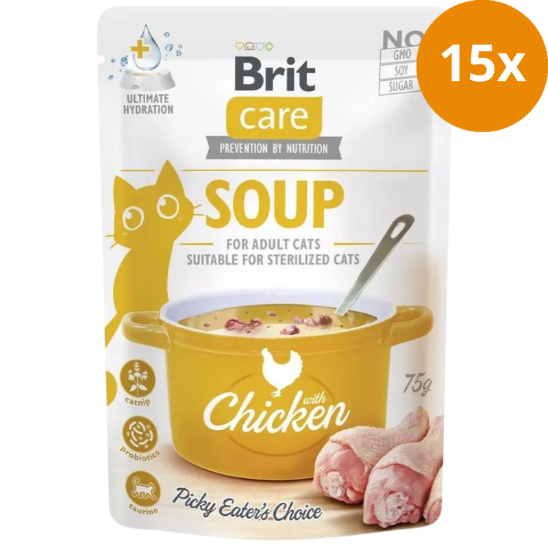 Brit Care Cat Soup with Chicken 75 g
