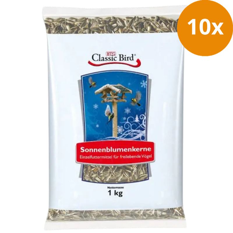 BTG Classic Bird Sonnenblumenkerne - gestreift